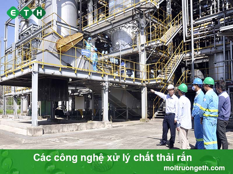 Các công nghệ xử lý chất thải rắn - ETH Xử lý nước thải và môi trường