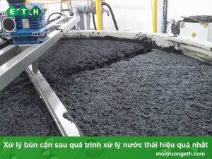 Cách xử lý bùn cặn sau quá trình xử lý nước thải hiệu quả nhất