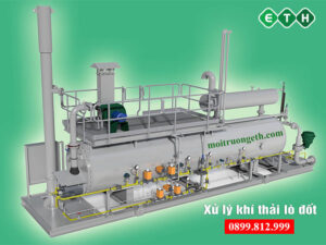 2 hệ thống xử lý khí thải lò đốt đạt chuẩn