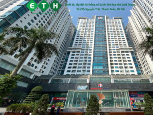 Hình ảnh dự án thiết kế, lắp đặt hệ thống xử lý khí thải tòa nhà Gold Tower