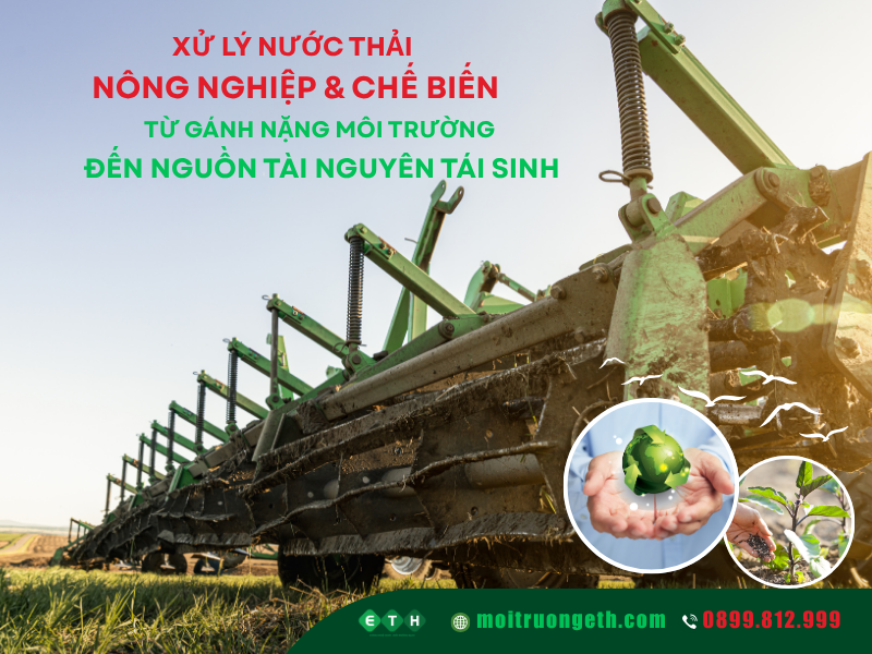 xử lý nước thải nông nghiệp và chế biến