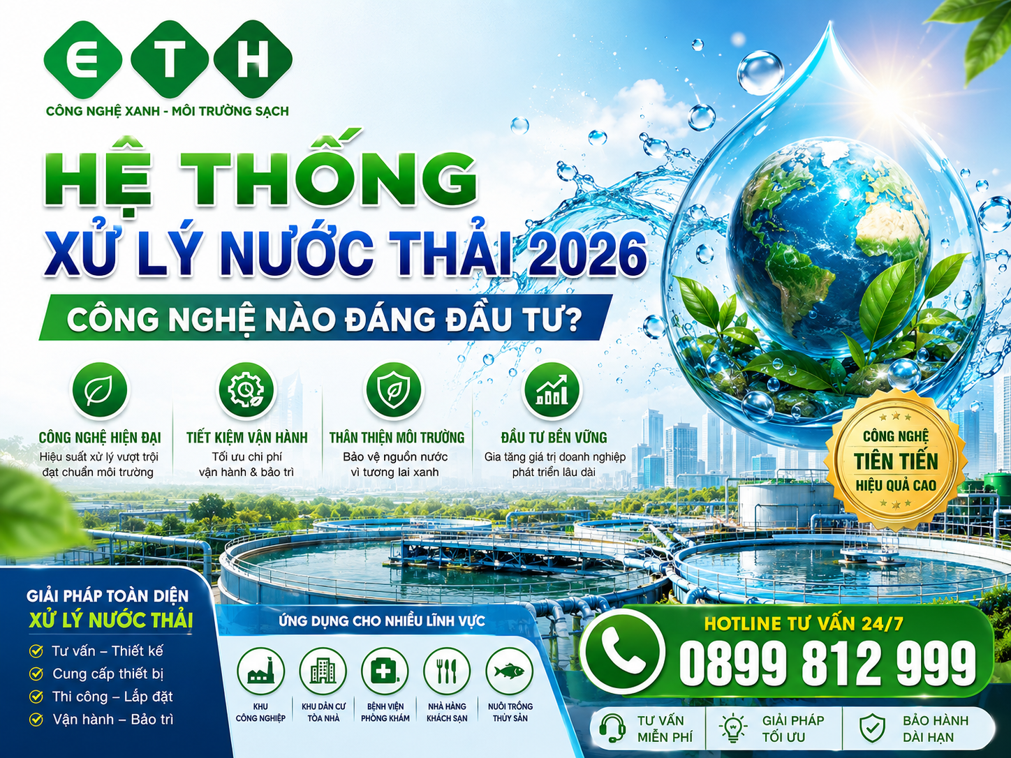 Hệ Thống Xử Lý Nước Thải 2026: Công Nghệ Nào Đáng Đầu Tư? 1 he thong xu ly nuoc thai 2026 cong nghe dang dau tu