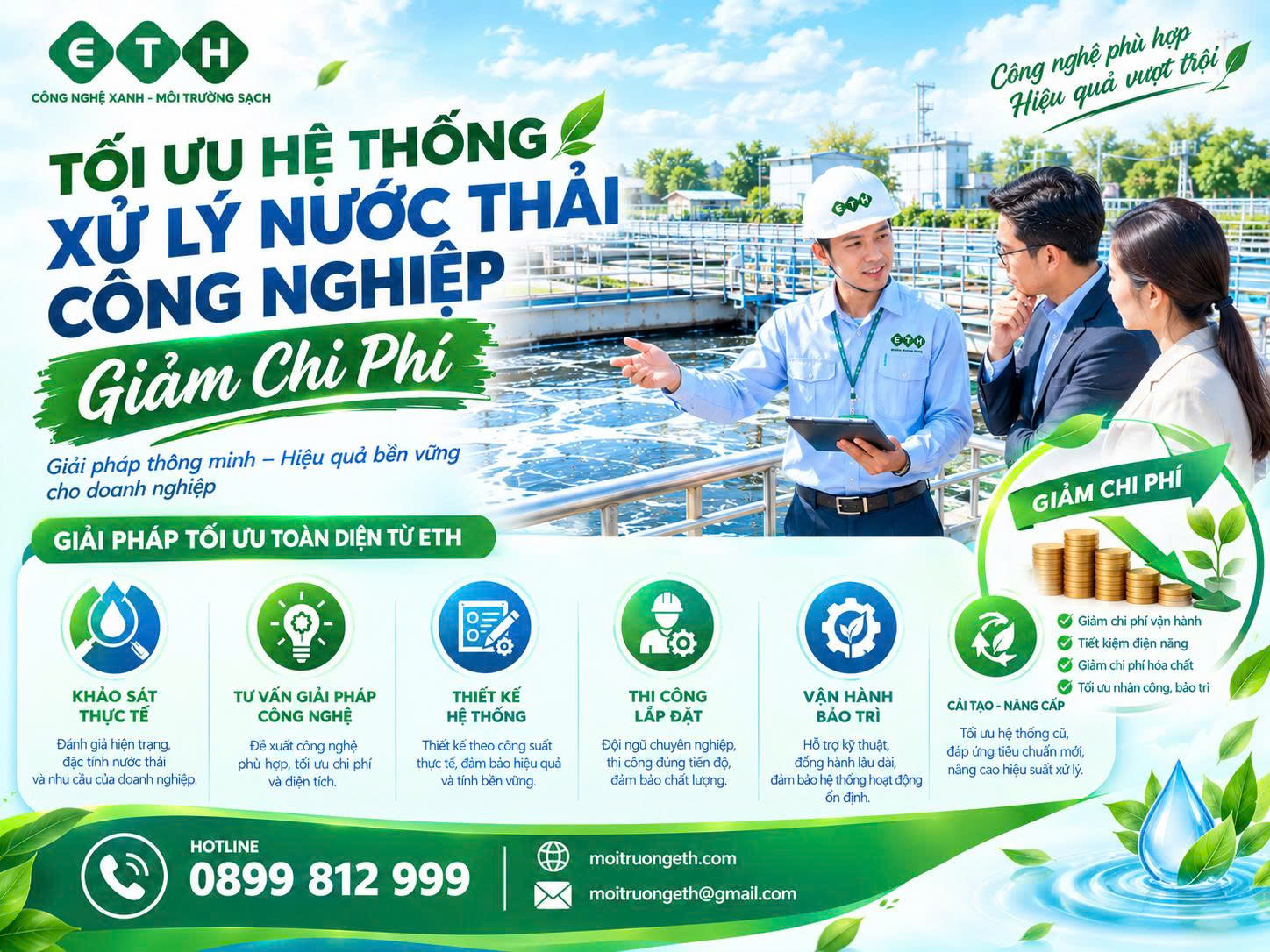 toi uu he thong xu ly nuoc thai cong nghiep