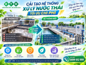 cai tao he thong xu ly nuoc thai