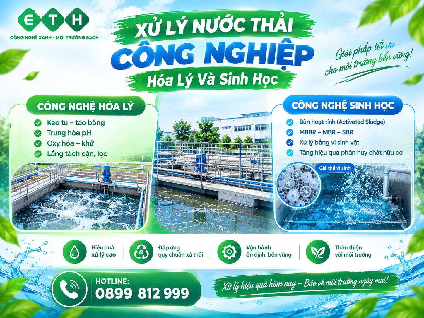 xu ly nuoc thai cong nghiep hoa ly sinh hoc