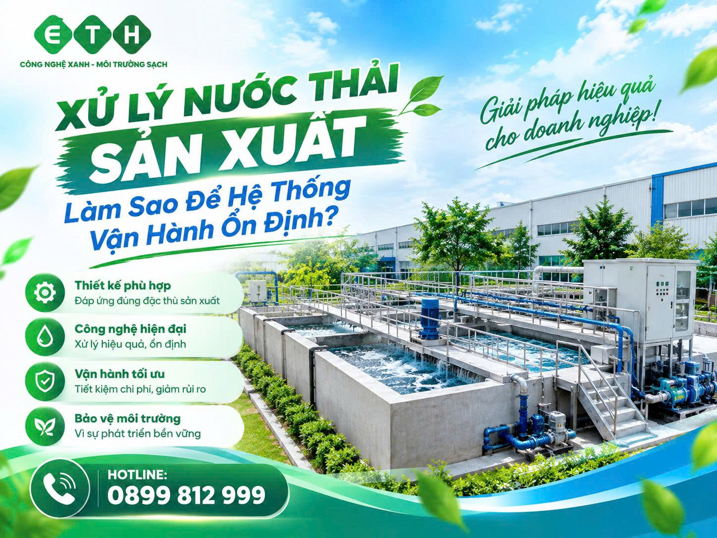 xu ly nuoc thai san xuat van hanh on dinh